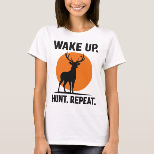 Upprepa uppåttippning T-Shirt Minimalistisk jakt