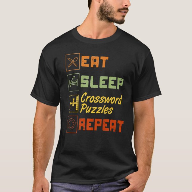 Upprepa upprepning av retro Eat-viloläge genom att T Shirt (Framsida)