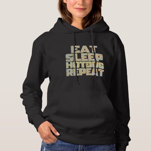 upprepa upprepning av sömnhunden t shirt (Framsida)