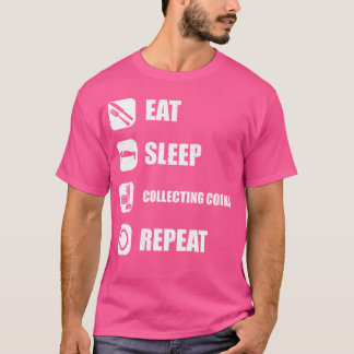 Upprepa uppsamlingsomgång i Mynt när samlas upp T Shirt