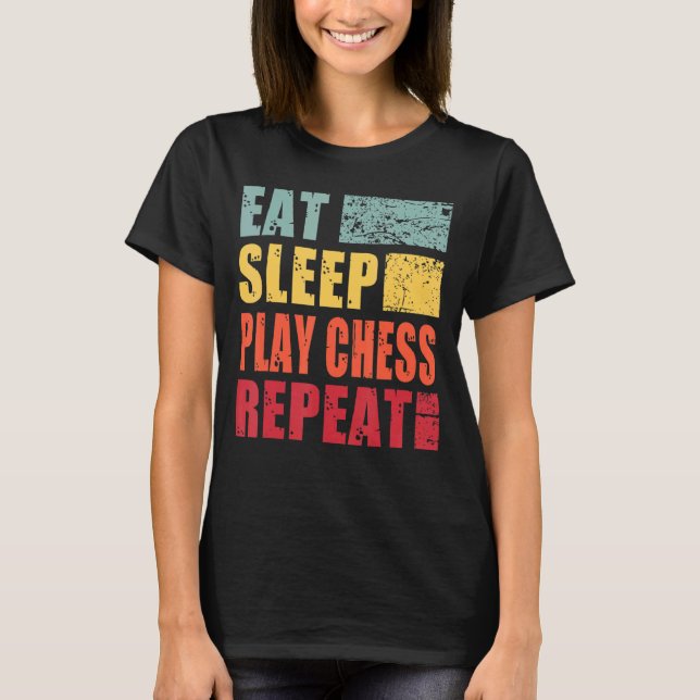 Upprepa uppspelning av viloläge t shirt (Framsida)