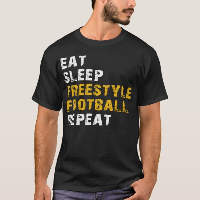 upprepa uppspelning av viloläge t shirt (Framsida)