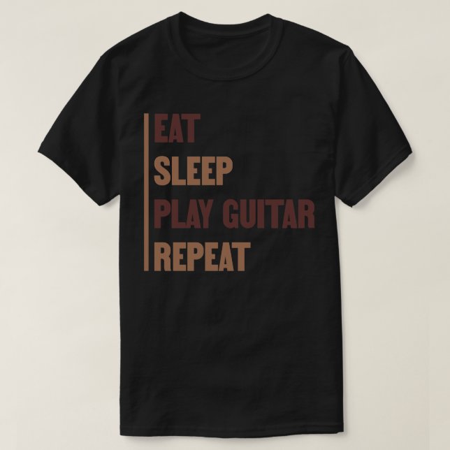 Upprepa V1 med viloläge T Shirt (Design framsida)