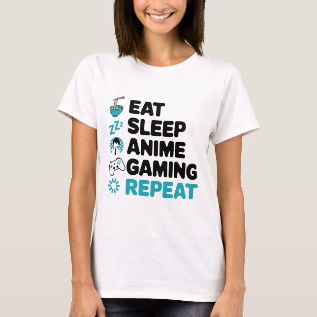 Upprepa videokamerans animering i viloläge o t shirt (Framsida)