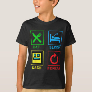 Upprepa videospel för geometri för videospel med s t shirt