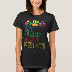 Upprepa videospel för geometri för videospel med s t shirt