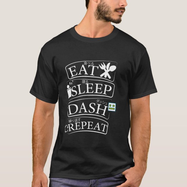 Upprepa videospelets geometri Tonåring Boy T Shirt (Framsida)