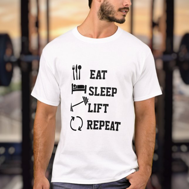 Upprepa viktlyftande Gym för Eat Ssov Hiss T Shirt (Skapare uppladdad)