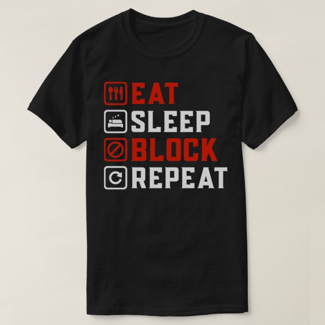upprepa viloblock t shirt (Design framsida)