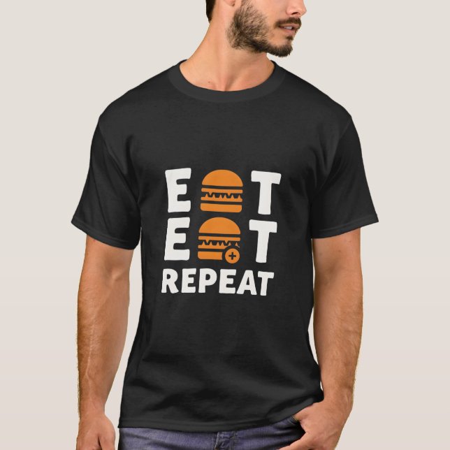 Upprepa viloläge - Älskare-design för den nya burg T Shirt (Framsida)
