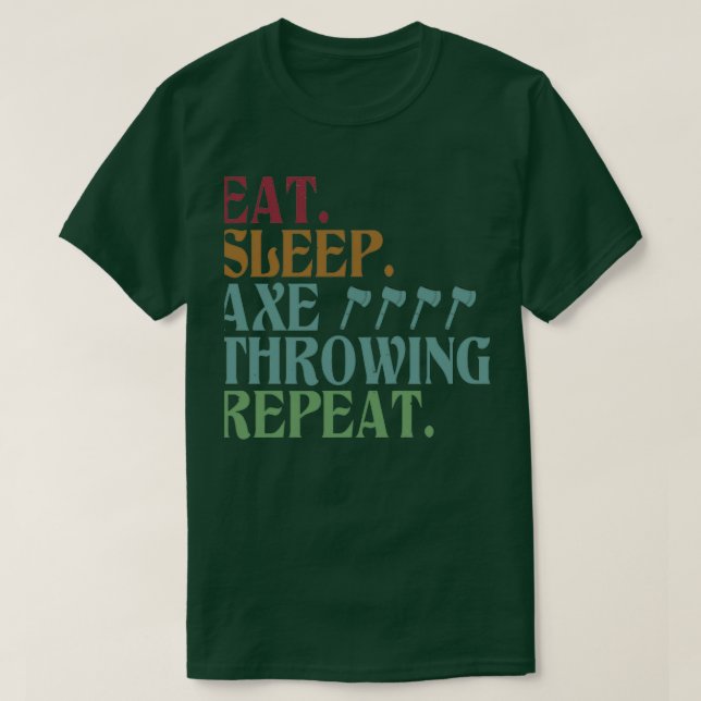 Upprepa viloläge Ax genom att rotera T Shirt (Design framsida)