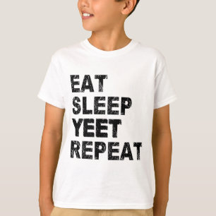 Upprepa viloläge för fisken t shirt