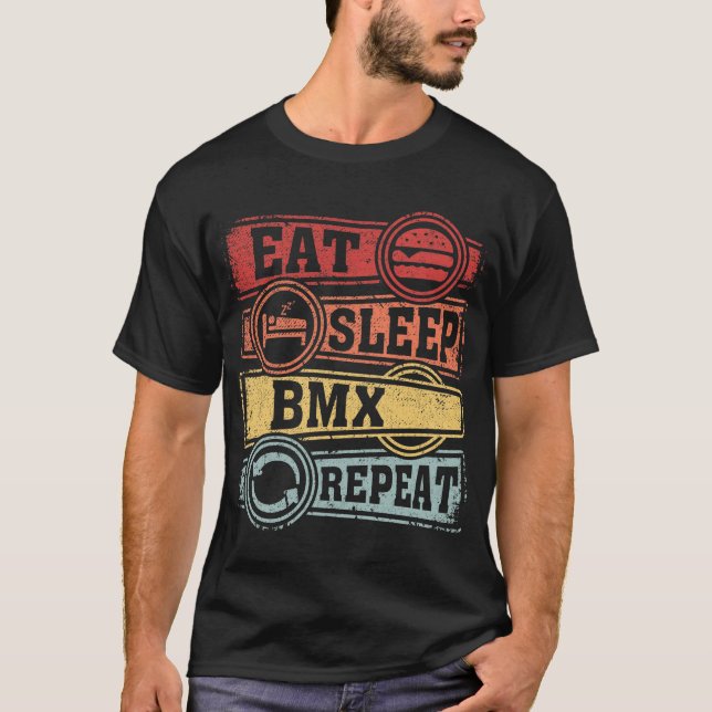 Upprepa viloläge för omgivande viloläge t shirt (Framsida)