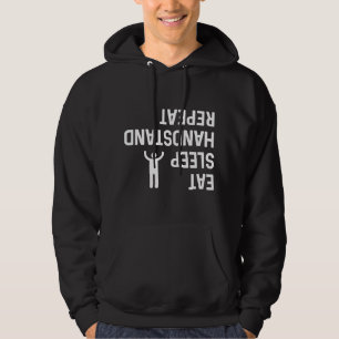 Upprepa viloläge för viloläge hoodie