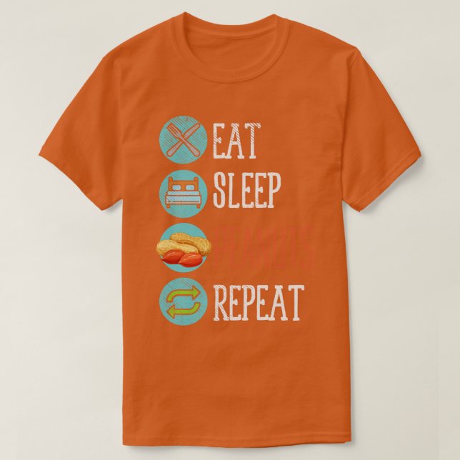 Upprepa viloläge för viloläge t shirt (Design framsida)