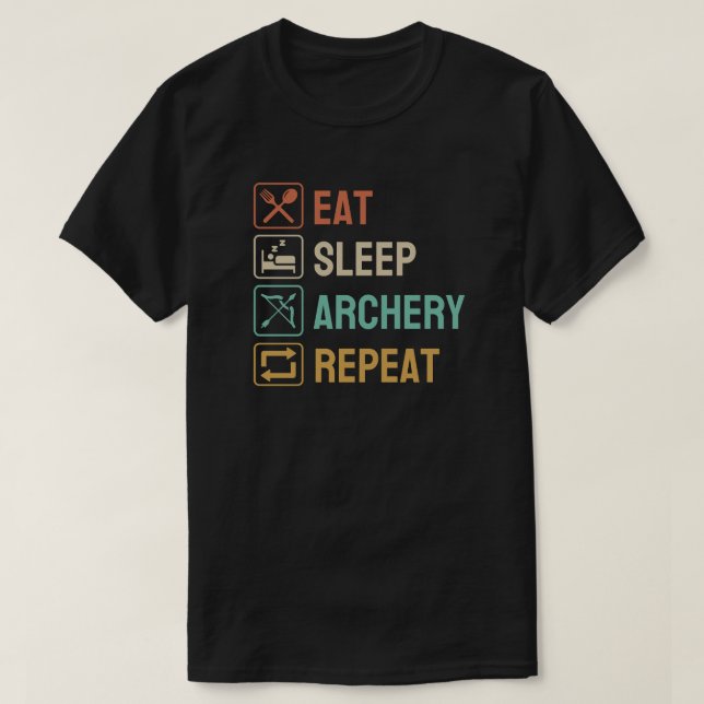 Upprepa viloläge | Funny Archery T Shirt (Design framsida)