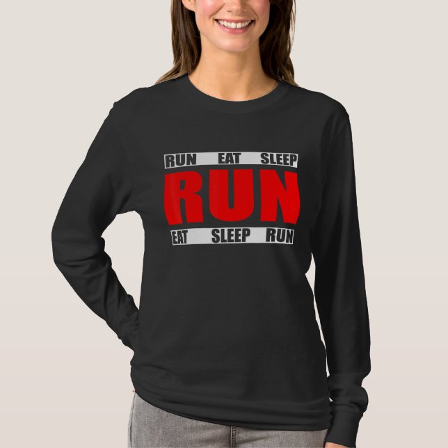 Upprepa viloläge i Springa - Löpande Springer-offe T Shirt (Framsida)