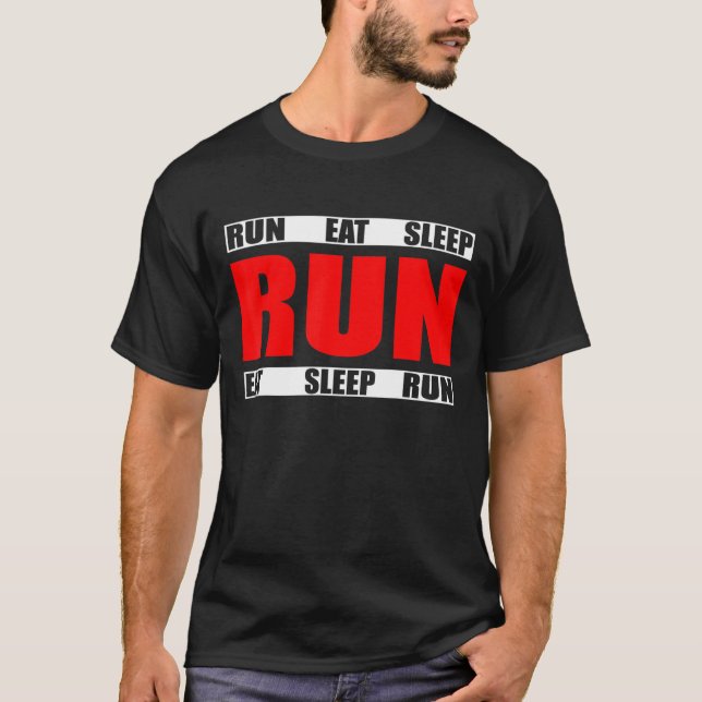 Upprepa viloläge i Springa - Löpande Springer-offe T Shirt (Framsida)