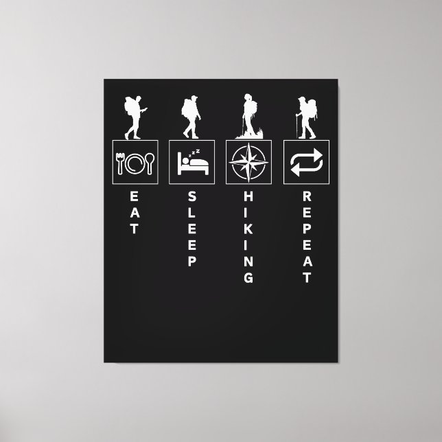 Upprepa viloläge i viloläge canvastryck (Framsida)