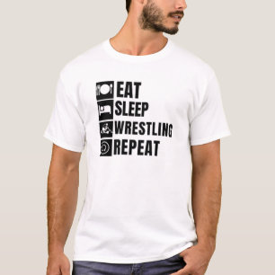 Upprepa viloläge i viloläge för gott t shirt