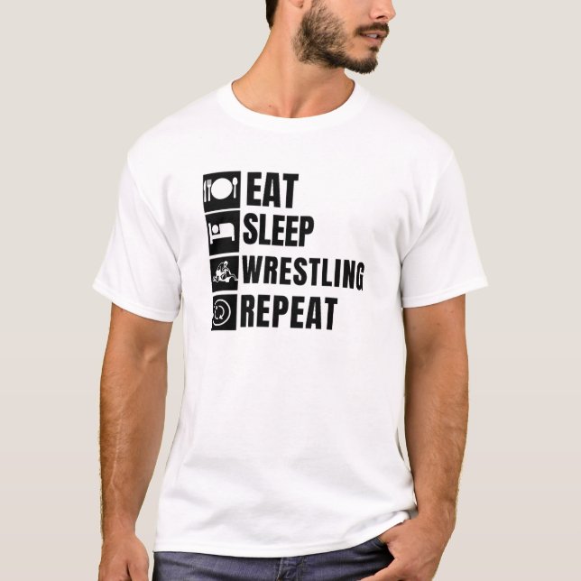 Upprepa viloläge i viloläge för gott t shirt (Framsida)