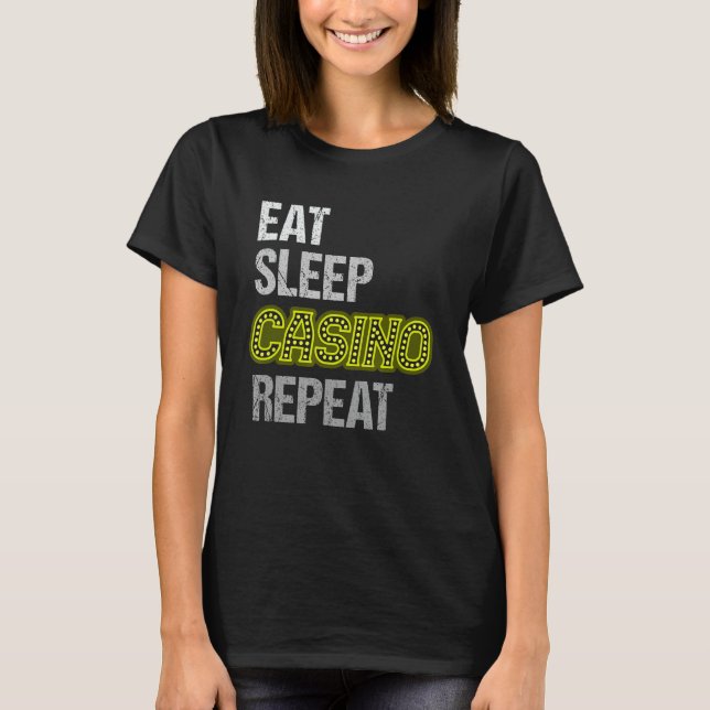 Upprepa viloläge i viloläge t shirt (Framsida)