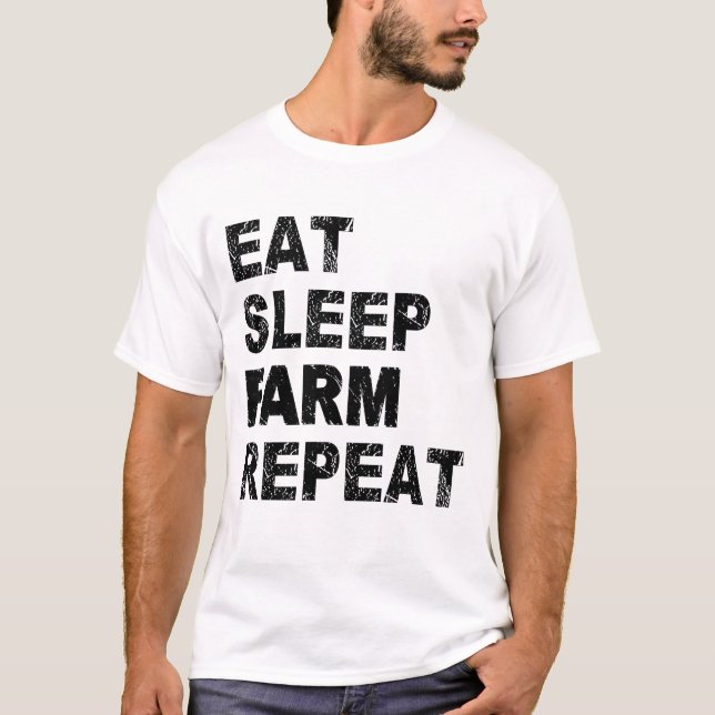 Upprepa viloläge i viloläge t shirt (Framsida)
