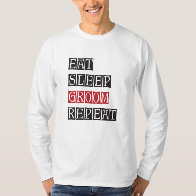 Upprepa viloläge i viloläge t shirt (Framsida)