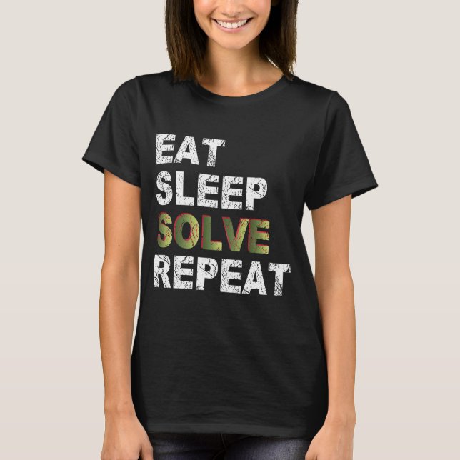 Upprepa viloläge i viloläge t shirt (Framsida)
