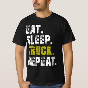 Upprepa viloläge Lastbil - Lastbil Life T-Shirt