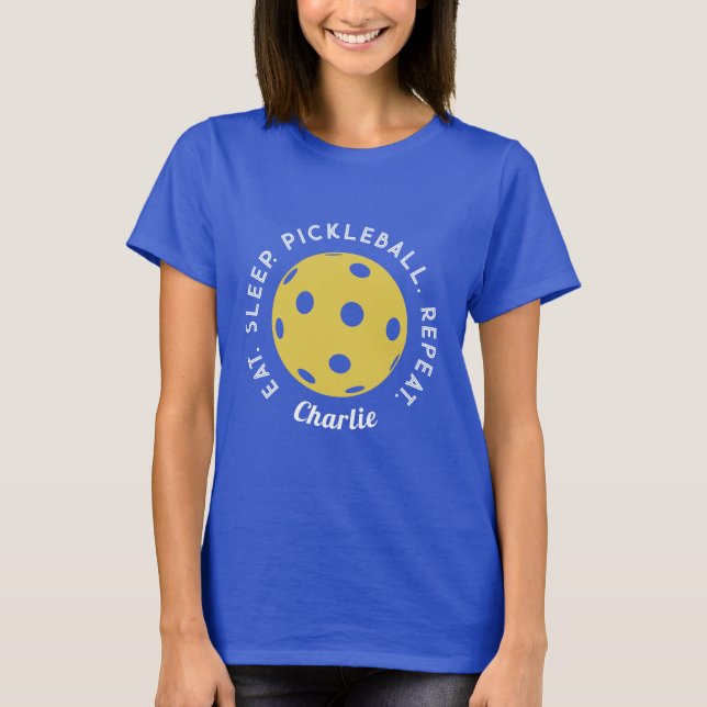 Upprepa viloläge: Pickleball T Shirt (Framsida)