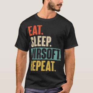 Upprepa viloläge - roligt Retro Vintage Luft T Shirt