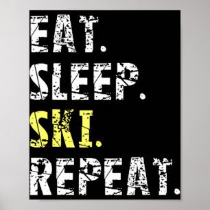 Upprepa viloläge - Roligt Skift-gåva Poster