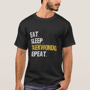 Upprepa viloläge Taekwondo T Shirt