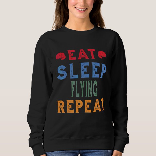Upprepa viloläget för flygjobblobbyn t shirt (Framsida)