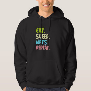 Upprepa viloläget för Nft-uppsamlare Hoodie