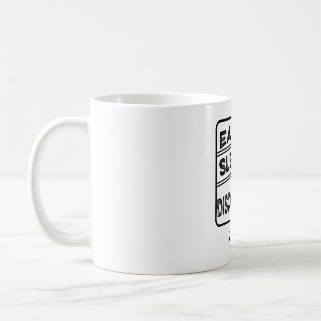 Upprepa viloläget för skivans golf-omgång kaffemugg (Vänster)