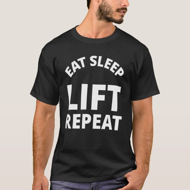 Upprepa viloläget Hiss T Shirt (Framsida)
