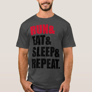 Upprepa viloläget i springa t shirt