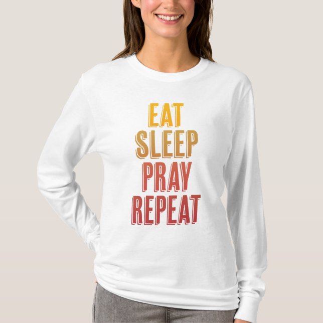 Upprepa viloläget i viloläge t shirt (Framsida)