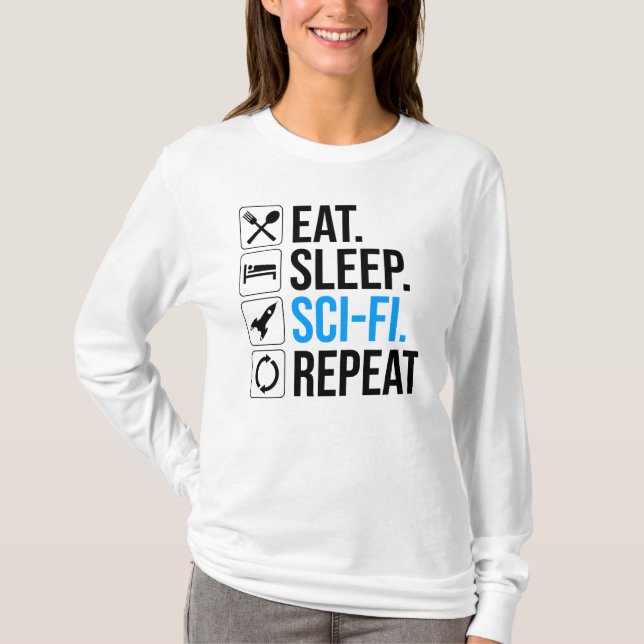 Upprepa viloläget i viloläge t shirt (Framsida)