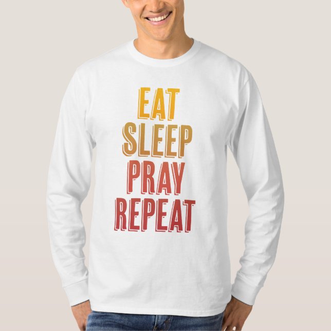 Upprepa viloläget i viloläge t shirt (Framsida)