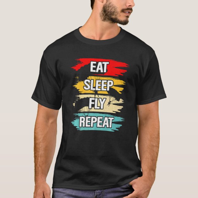 Upprepa viloläget i viloläge t shirt (Framsida)