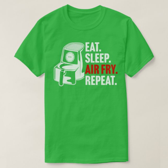Upprepa viloläget Luft Fry T Shirt (Design framsida)