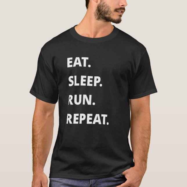 Upprepa viloläget Springa T Shirt (Framsida)