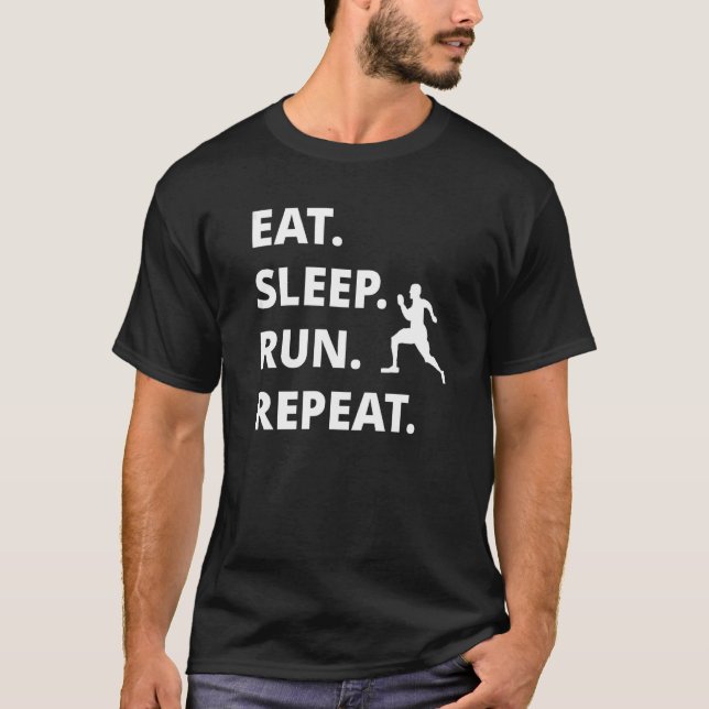 Upprepa viloläget Springa T Shirt (Framsida)