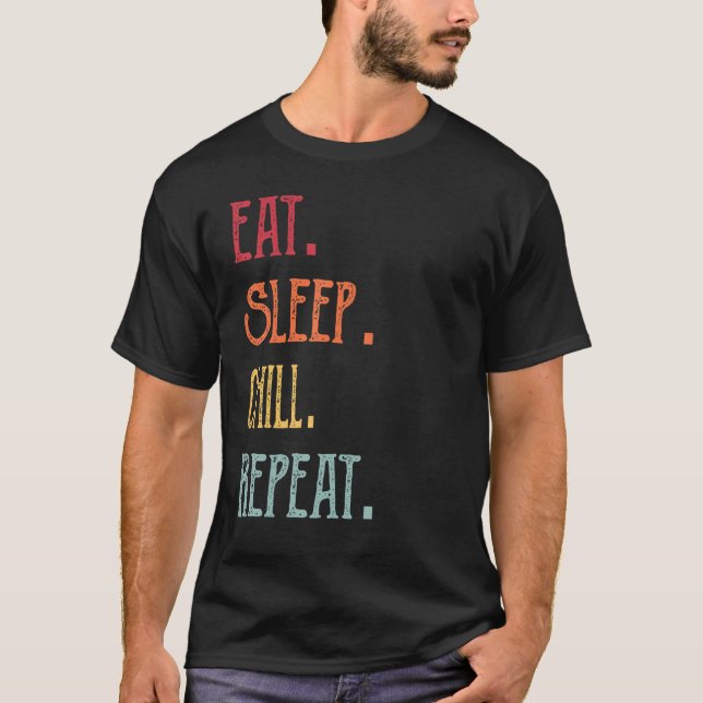 Upprepa viloläget t shirt (Framsida)