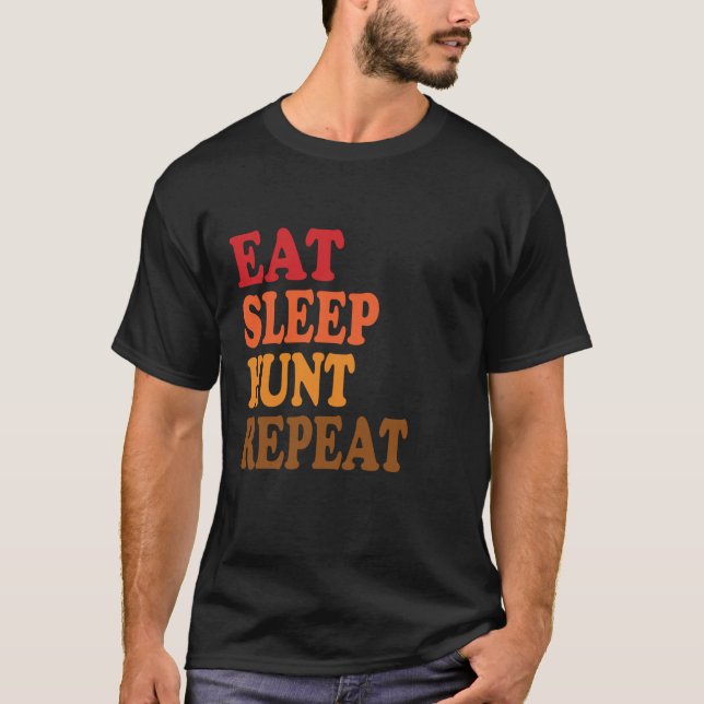 Upprepa viloläget utomhus som jagar Anka Hjort T Shirt (Framsida)