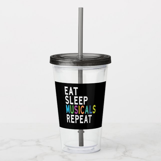 Upprepa vilomusikaler take away mugg (Framsida)