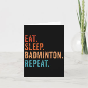 Upprepa Vintagen Funny Badminton Kort